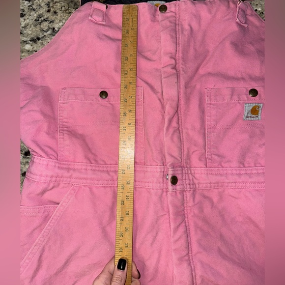 Carhartt pink bibs XL - Picture 13 of 16